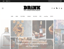 Tablet Screenshot of drinkmagazine.asia